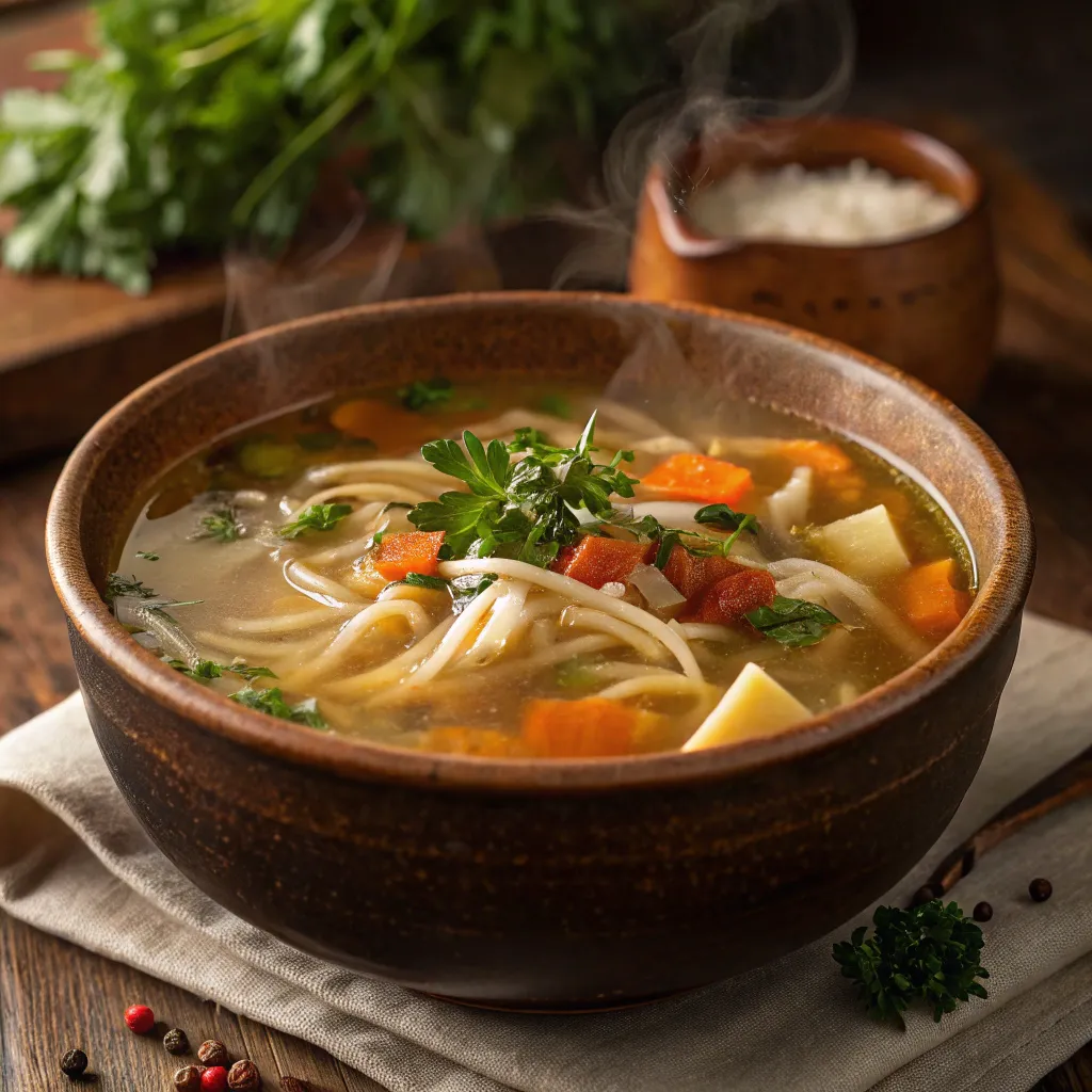 Sophia's traditional soup dish