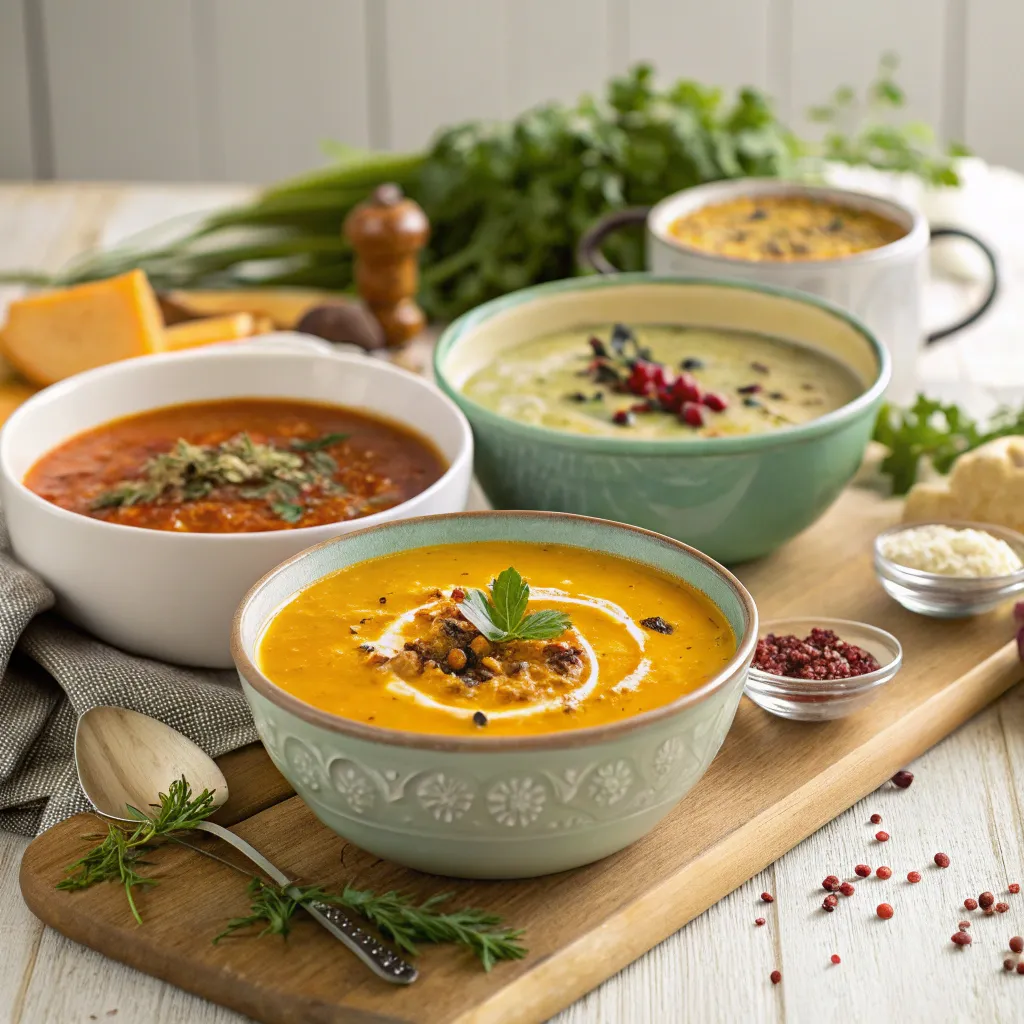 Vegetarian Soups Course
